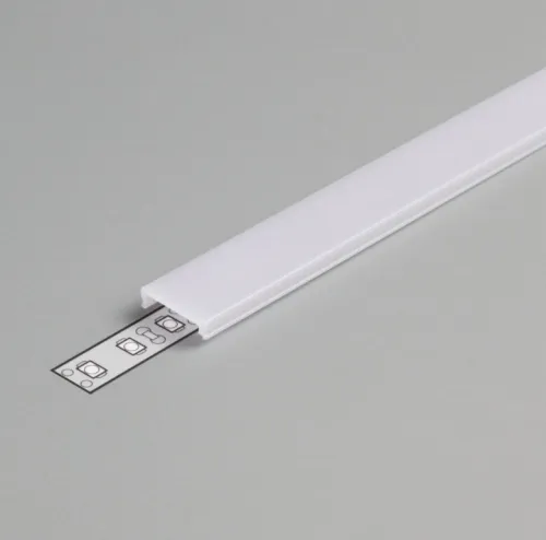 LED krytka C klip 2m mliečna