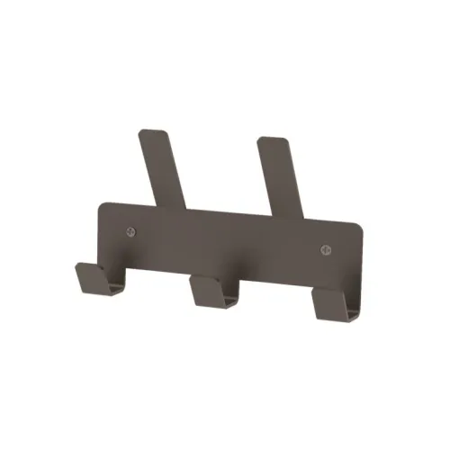 Vešiak Wireli CUBE 136mm, 3x háčik čierna matná