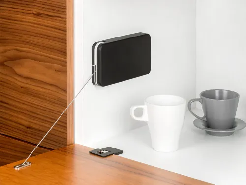 Krytka pre sklopný mechanizmus pre dvierka Miniwinch čierna