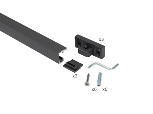 Titane profil 20x18x1100mm antracit