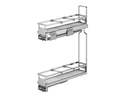 Cargo Wireli 300 Ľ+P, 30kg dvojkôš Elegance biele dno/reling chróm