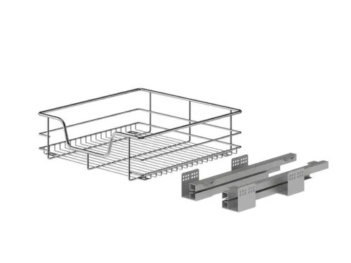 Výsuvný kôš Wireli 400mm Komfort drôtený chróm