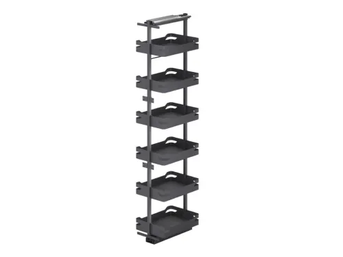 Potravinová skriňa Wireli 100kg, 400/2050-2450, 6x kôš Style antracit