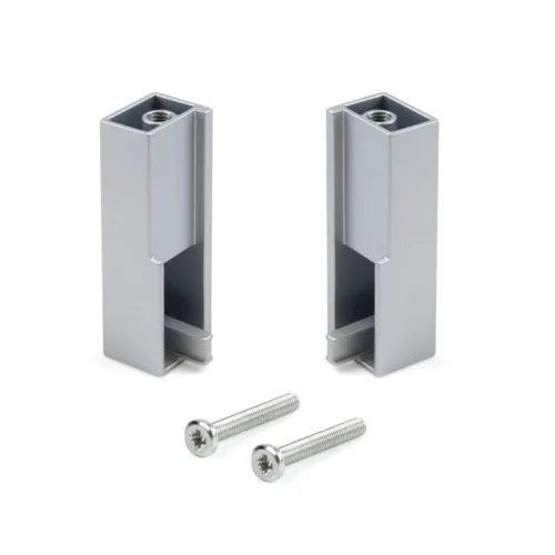 Držiak vešiakovej tyče Wireli Luxe horný, hliník elox