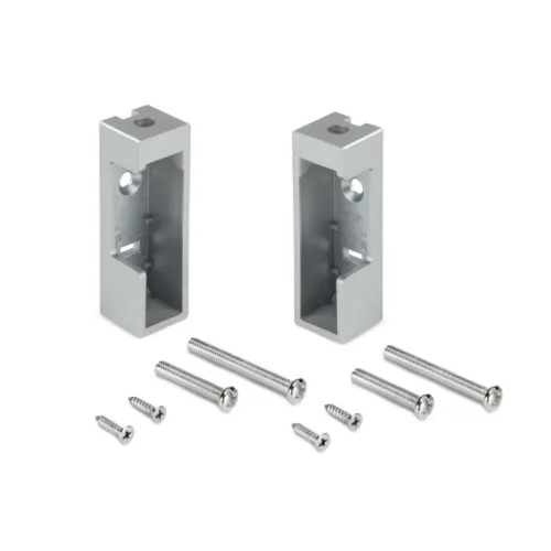 Držiak vešiakovej tyče Wireli Luxe bočný a horný, hliník elox