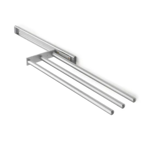 Výsuv na utierky 3 ramena, 445mm, hliník elox