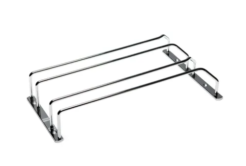 Držiak pohárov Komfort dvojradový chróm lesklý