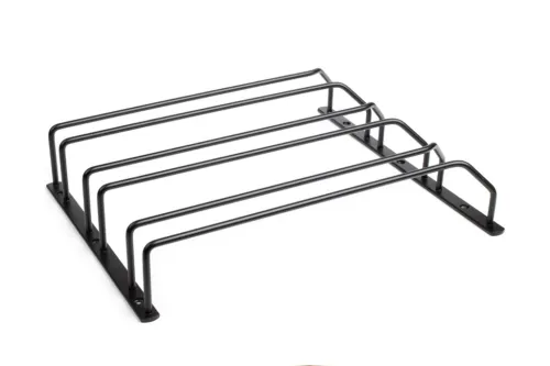 Držiak pohárov Komfort trojradový čierna matná