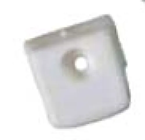 Príchytka na sklo biela