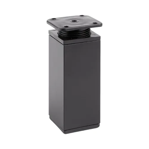 Noha nábytková DAK 40x40/100mm čierna matná