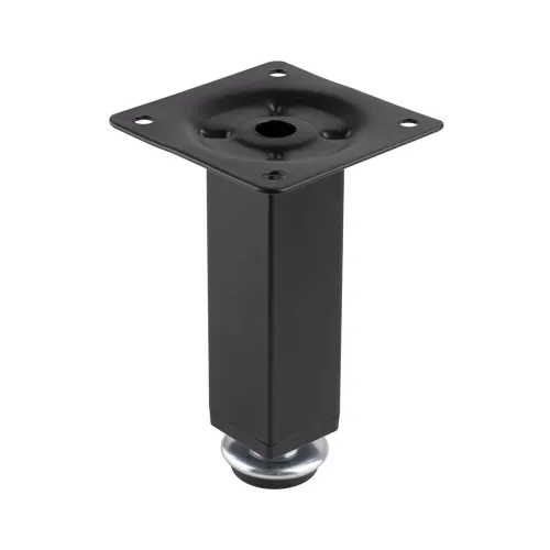 Noha nábytková DN-738, 100mm čierna matná