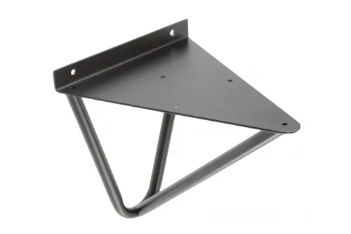 Podpera police WIRE 200mm čierna matná