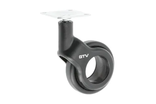 Koliesko otočné GTV Strada priemer 60mm čierné