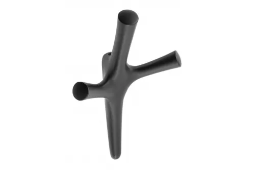 Vešiak Valencia čierna matná