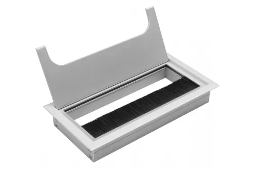 Priechodka kábla MERIDA, 80x160mm hliník elox