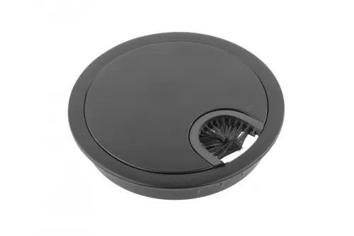 Priechodka kábla GTV kovová pr.80mm čierna matná