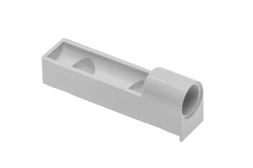 Adaprér na tlmič dorazu GTV krížový sivý