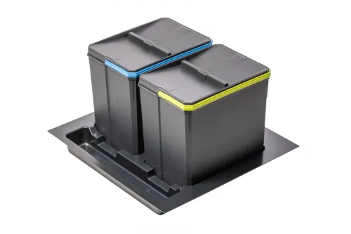 Sorter GTV Axispace 600mm do výsuvu 2x15l antracit