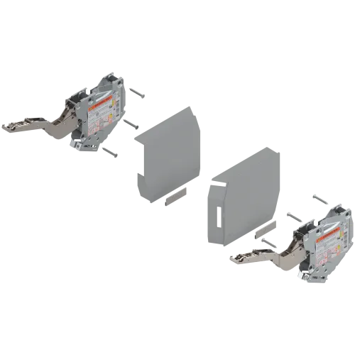 Aventos HKS sada 20K2B00 výkon 220-500 + krytky svetlo sivé