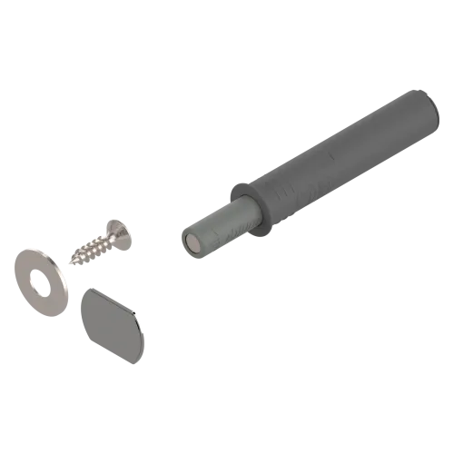 Tip-on Blum s magnetom pre dvierka, 50mm 956.1004 sivý