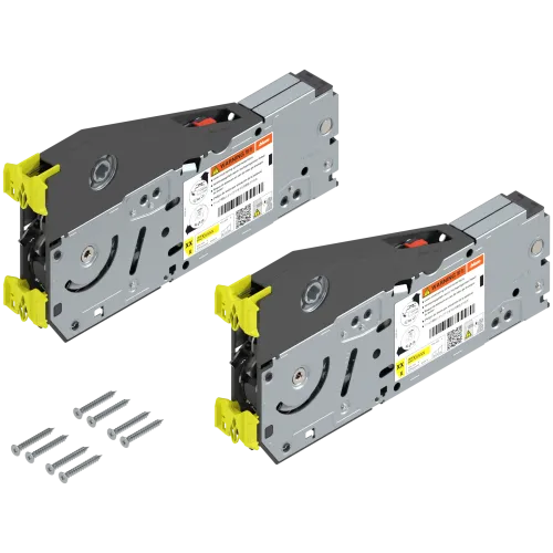 Aventos HL top 22L2200 výška 300-389mm + krytky tmavo sivé