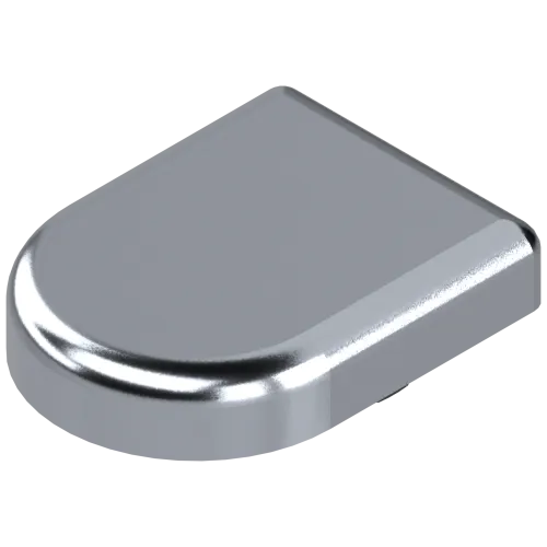 Krytka Blum pre záves na sklo "D" 84.4120 chróm lesklý