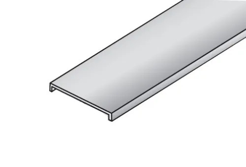 Profil S06N krycí 3m biela RAL9003