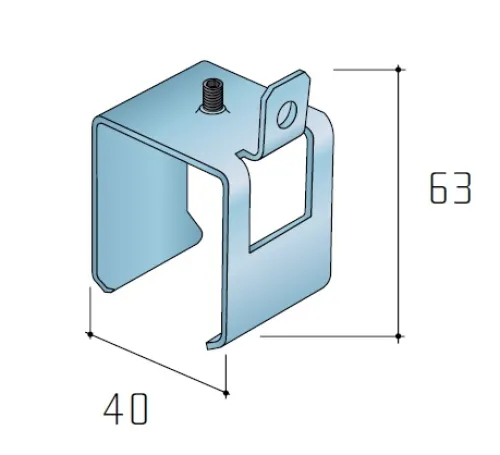 Úchyt profilu S100 bočný