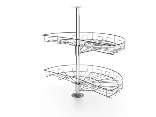 Kôš otočný rohový NOMET 1/2 750mm W-4275 drôtený chróm