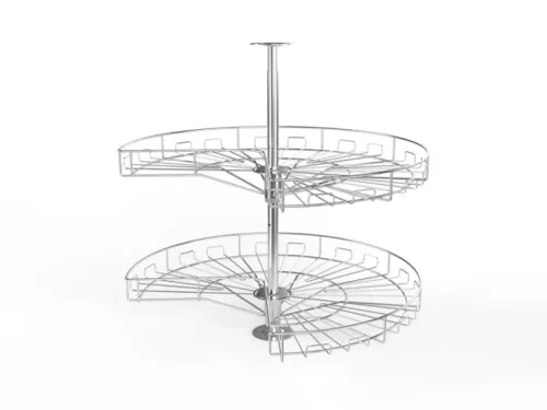 Kôš otočný rohový NOMET 3/4 750mm W-4175 drôtený chróm