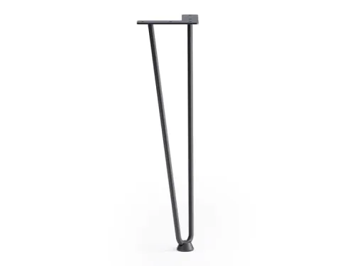 Noha stolová drôtená DN-802, 406mm čierna matná