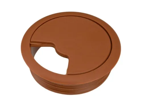 Priechodka kábla AT-350, plast pr.60mm čerešňa/kalvados