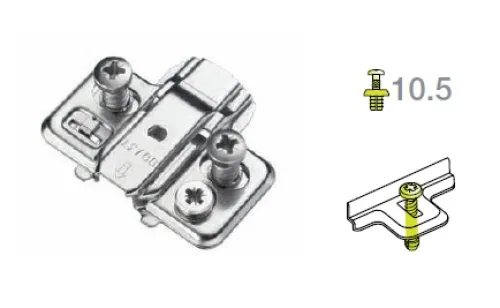 Podložka TITUS 2mm s excentrom, s hmoždinami 5mm 700.0KF2.054.00