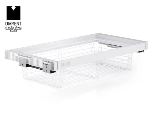 Výsuvný kôš na prádlo ATM Symphony WB-660, 900mm, biely