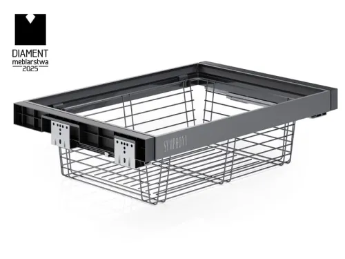 Výsuvný kôš na prádlo ATM Symphony WB-660, 700mm, antracit