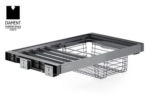 Výsuv na nohavice + kôš ATM Symphony WB-663, 800mm, antracit