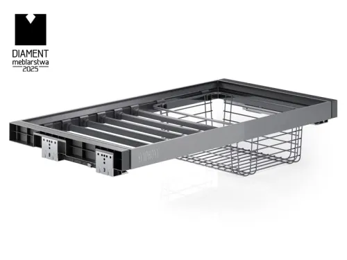 Výsuv na nohavice + kôš ATM Symphony WB-663, 900mm, antracit
