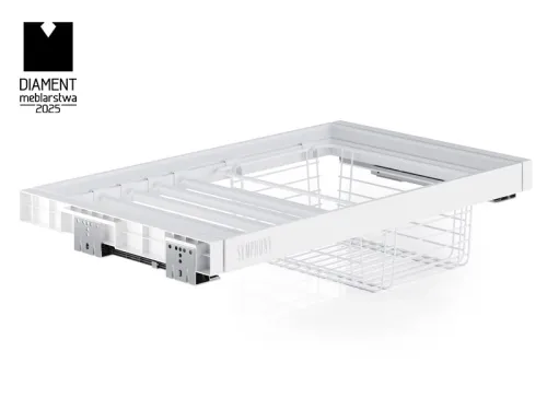 Výsuv na nohavice + kôš ATM Symphony WB-663, 800mm, biely