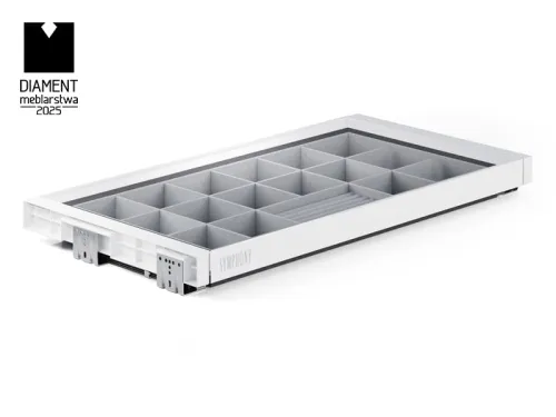 Výsuv na doplnky ATM Symphony WB-665, 900mm, biely