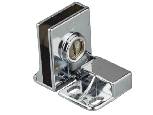 Záves na sklo ATM vložený chróm