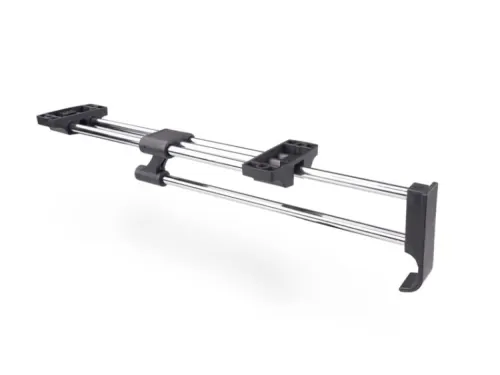 Výsuvný vešiak WM-141, 450mm chróm lesklý/čierna