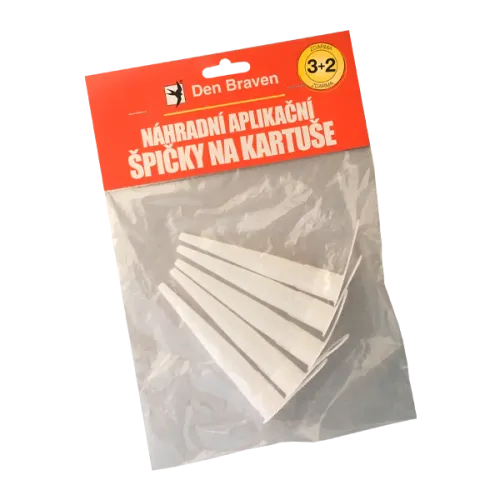 Náhradné aplikačné špičky na silikón 3+2ks