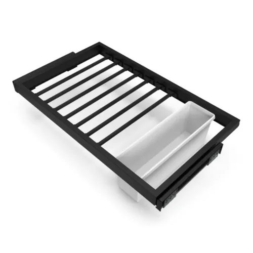 Výsuv na nohavice Wireli Hack 800mm, čierny epoxid + 1x plastová miska