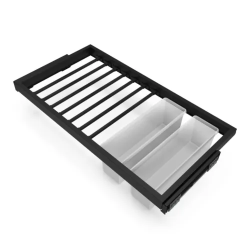 Výsuv na nohavice Wireli Hack 900mm, čierny epoxid + 2x plastová miska