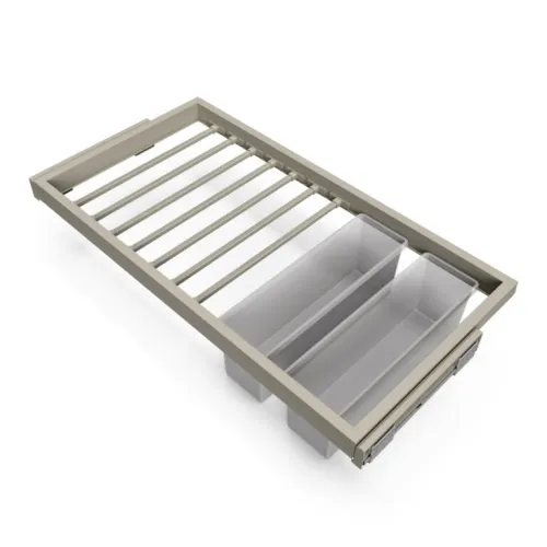 Výsuv na nohavice Wireli Hack 900mm, kamenná šedá + 2x plastová miska