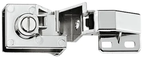 Záves na sklo Häfele naložený