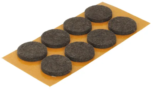 Klzák z plsti kruhový 30mm hnedý