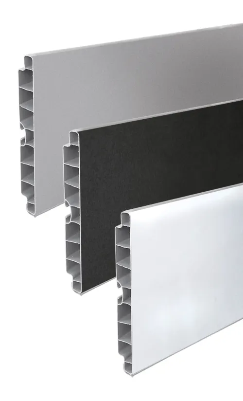 Sokel 120mm - 4m hliník brúsený