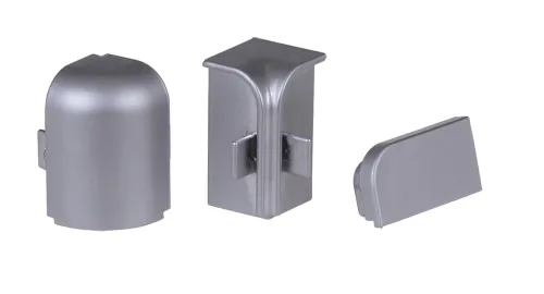 Set k tesniacej lište L11 pri použití na stojato hliník natural