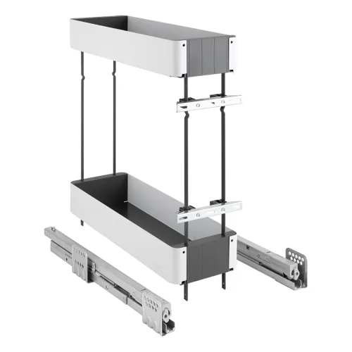 Cargo Kessebohmer 200 Ľ+P, 28kg 3D, dvojkôš K-Line biela